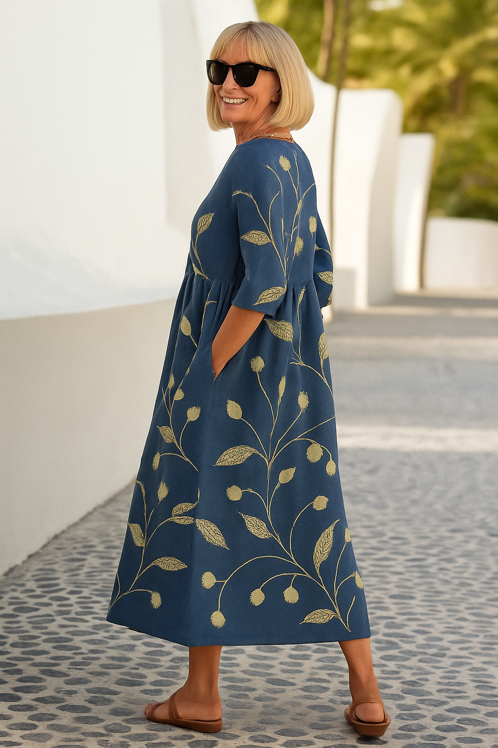 Coralyn | Floral Pocket Maxi Dress