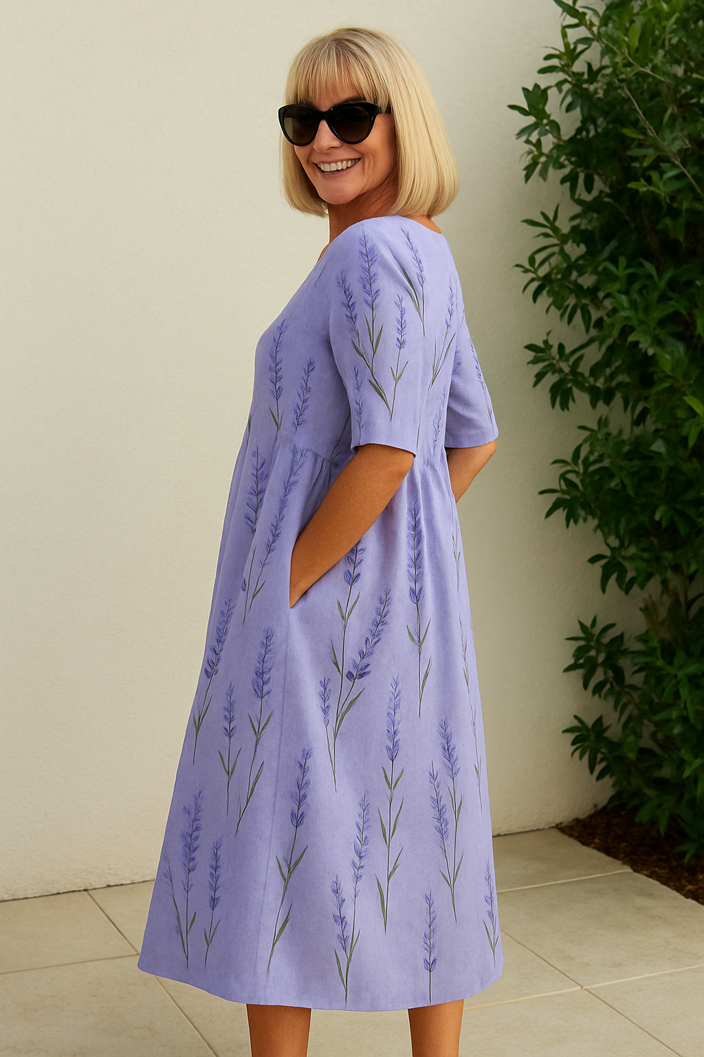 Coralyn | Floral Pocket Maxi Dress