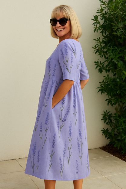 Coralyn | Floral Pocket Maxi Dress