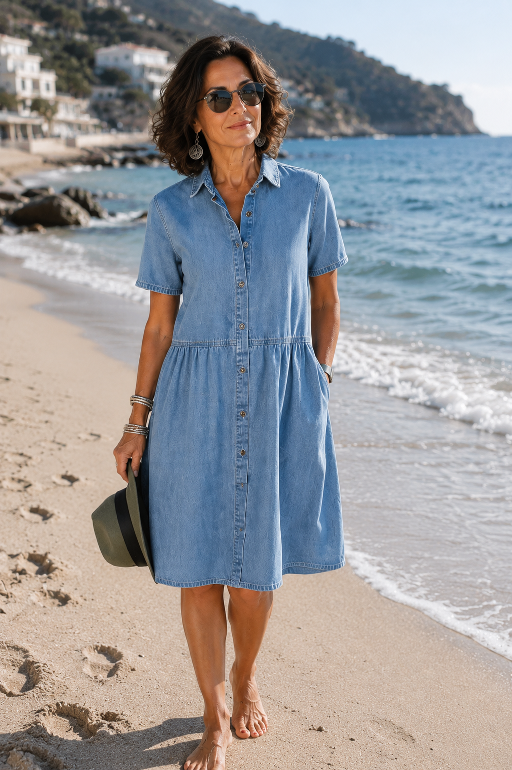 Valleria | Relaxed Fit Shirt Midi Dress