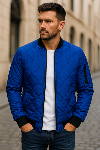 Maddox | Casual Diamond Stitch Jacket