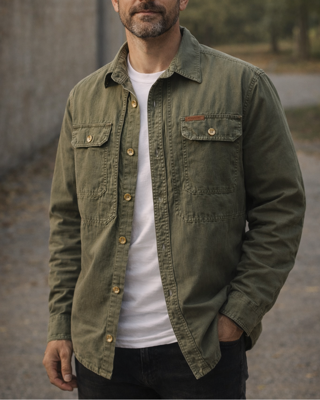 Kaelric | Long Sleeve Field Jacket