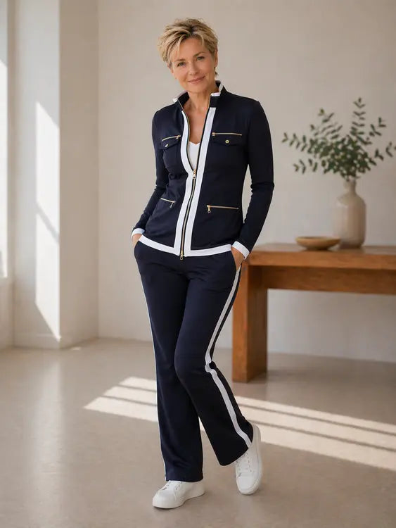 Ulyssia | Zip Front Lounge Set
