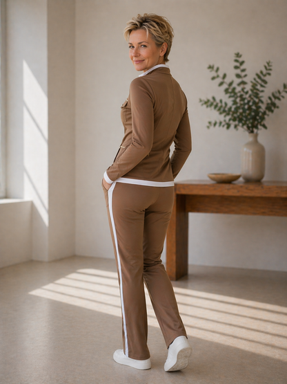 Ulyssia | Zip Front Lounge Set