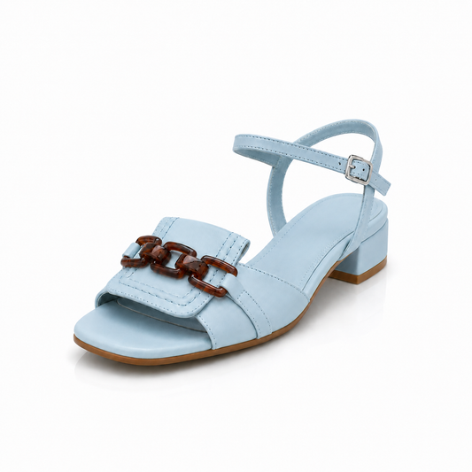 Virellea | Chain Accent Ankle Strap Sandals