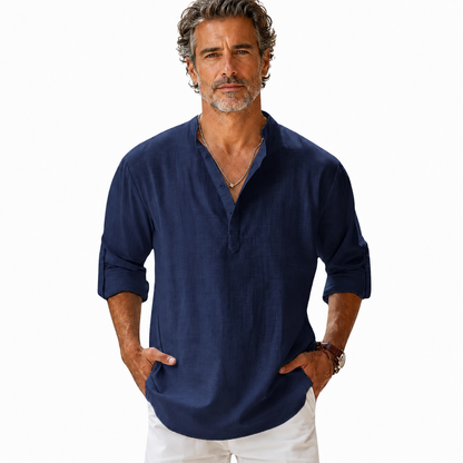 Alcott | Lightweight Linen Henley Shirt