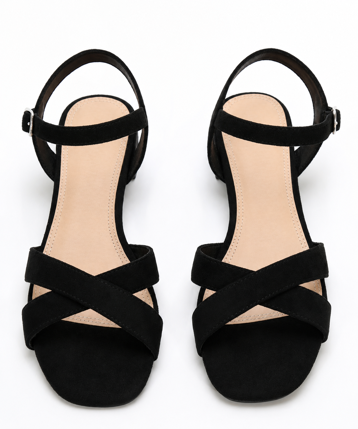 Emanuelle | Refined Metallic Block Heel Sandals
