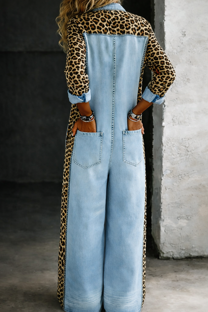 Veradis | Relaxed Button Front Denim Dress