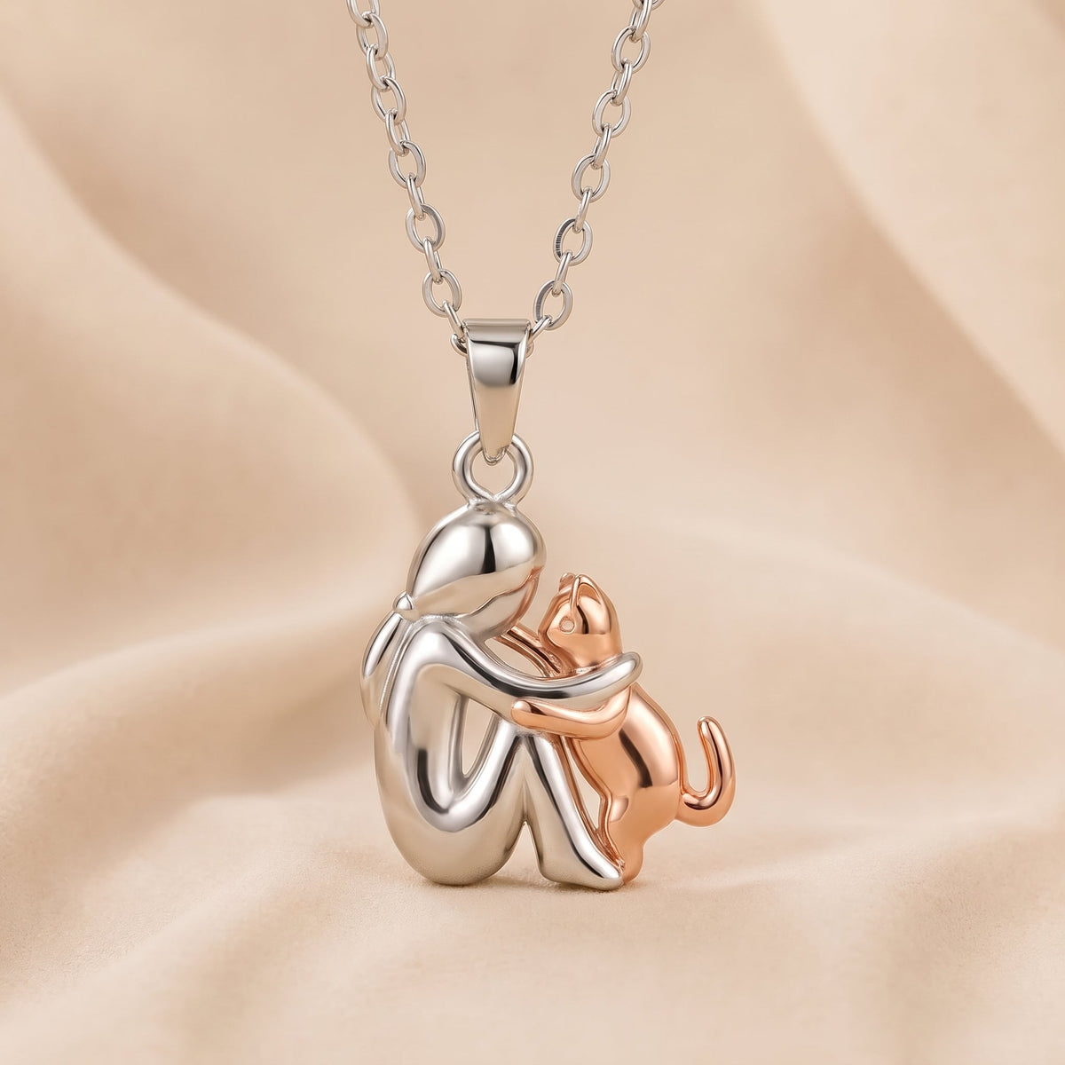 Anoushka | Dog Hug Keepsake Pendant Necklace