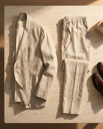 Fairmont | Tailored Linen Suit Set