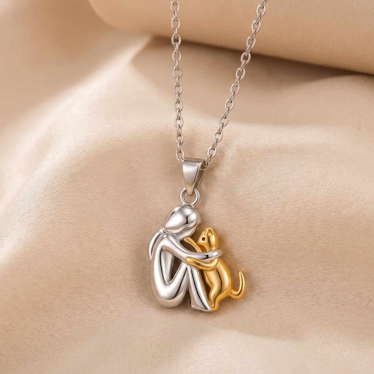 Anoushka | Dog Hug Keepsake Pendant Necklace