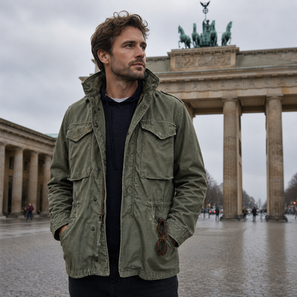 Hollan | Drawstring Waist Utility Jacket