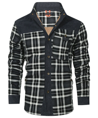 Dominic | Classic Plaid Button Up Jacket