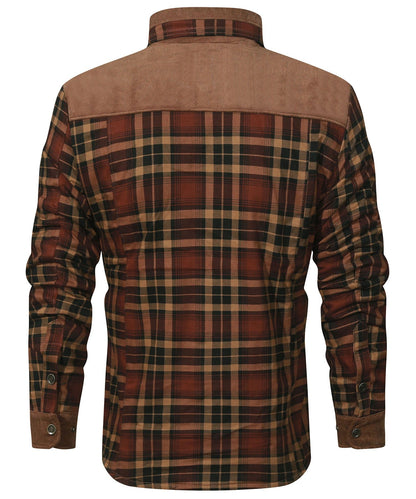 Lowen | Vintage Plaid Stand Collar Jacket