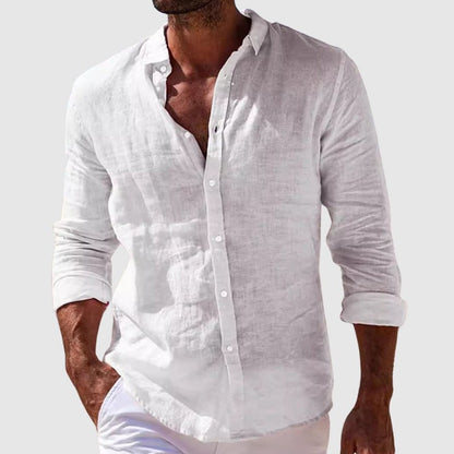 Kenrick | Relaxed Fit Linen Blend Shirt