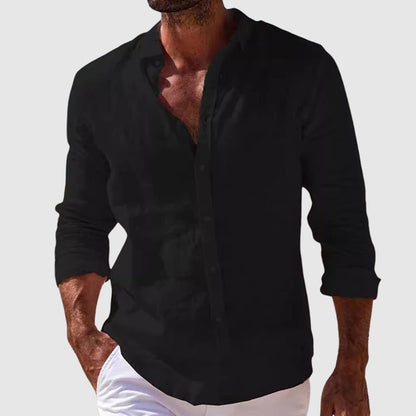 Kenrick | Relaxed Fit Linen Blend Shirt