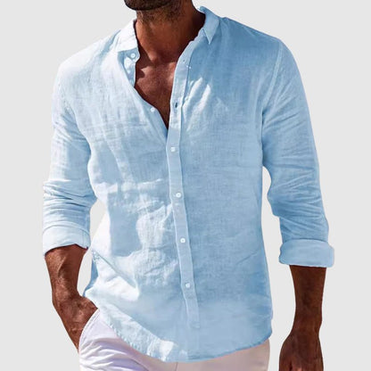 Kenrick | Relaxed Fit Linen Blend Shirt