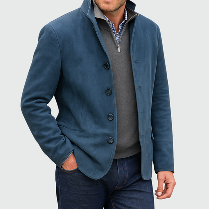 Merridan | Tailored Button Front Blazer