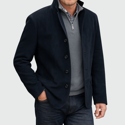 Merridan | Tailored Button Front Blazer