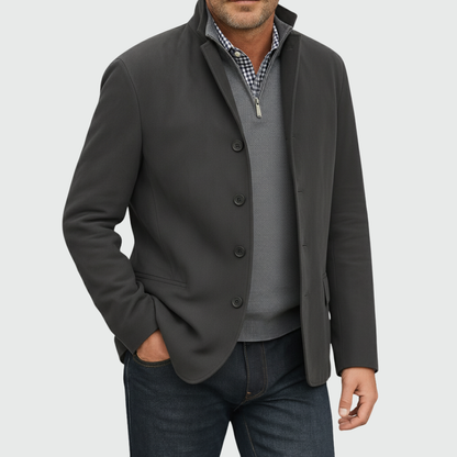 Merridan | Tailored Button Front Blazer