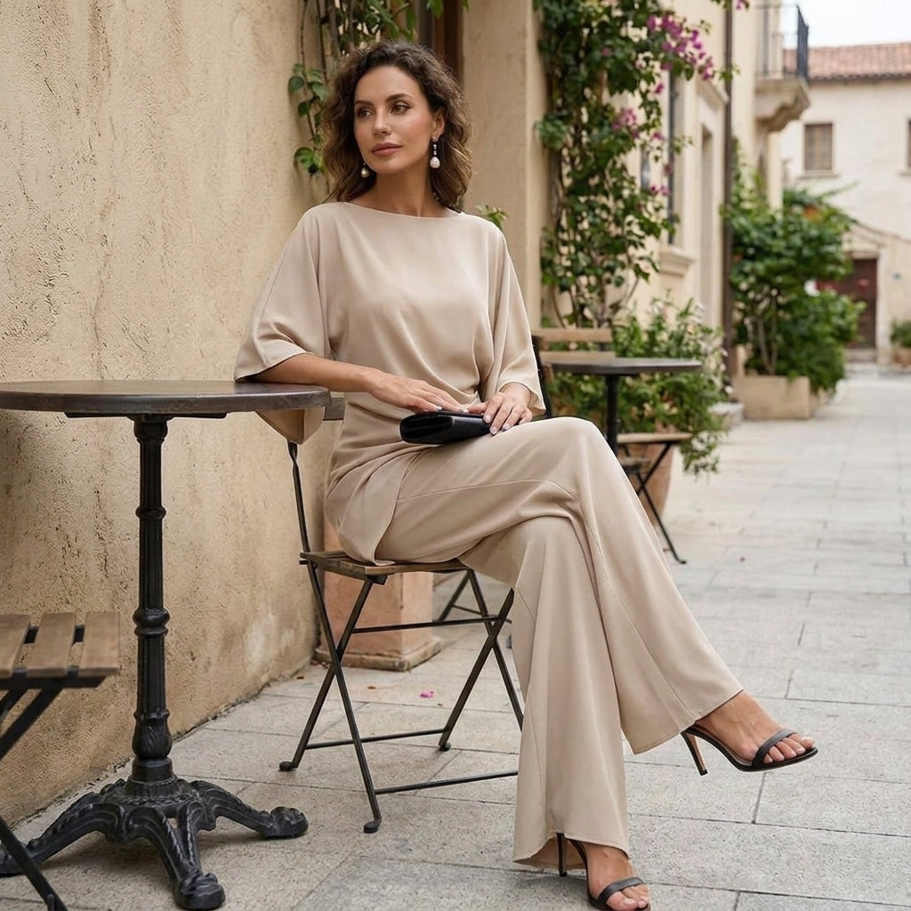 Valeska | Batwing Sleeve Two Piece Pantsuit