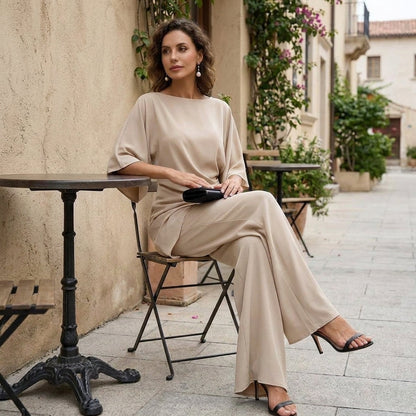 Valeska | Batwing Sleeve Two Piece Pantsuit