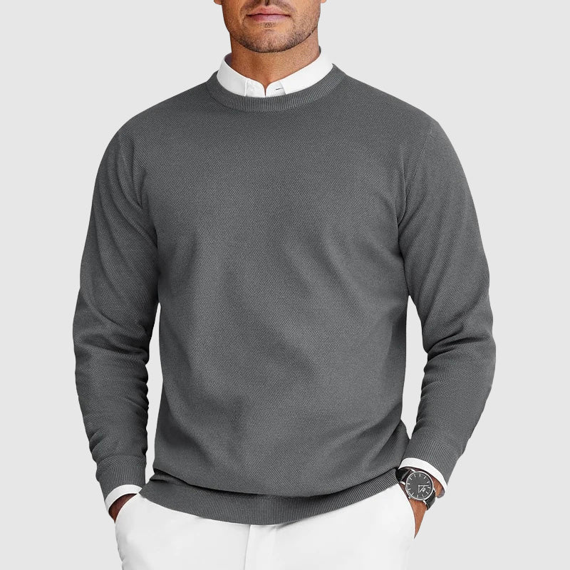 Simeon | Refined Lightweight Crew Neck Sweater