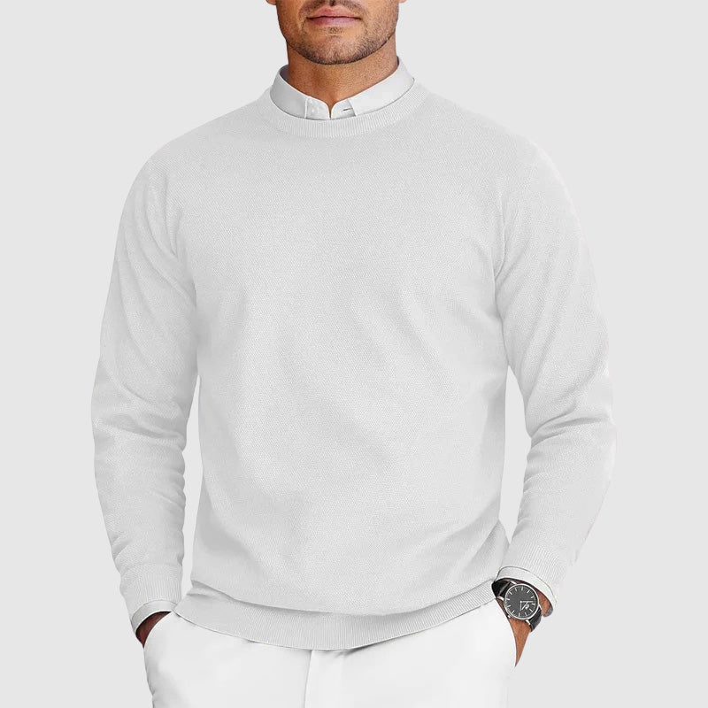 Simeon | Refined Lightweight Crew Neck Sweater