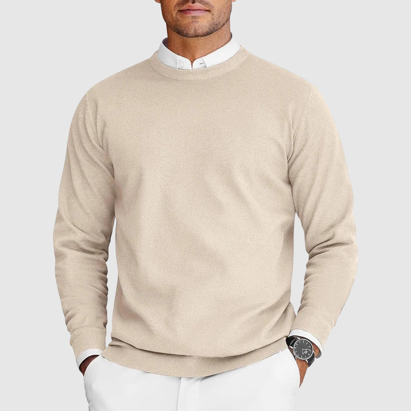 Simeon | Refined Lightweight Crew Neck Sweater