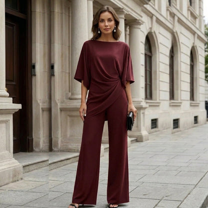 Valeska | Batwing Sleeve Two Piece Pantsuit