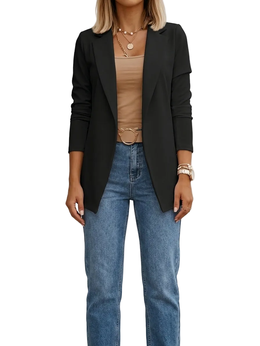 Norlina | Open Front Casual Blazer