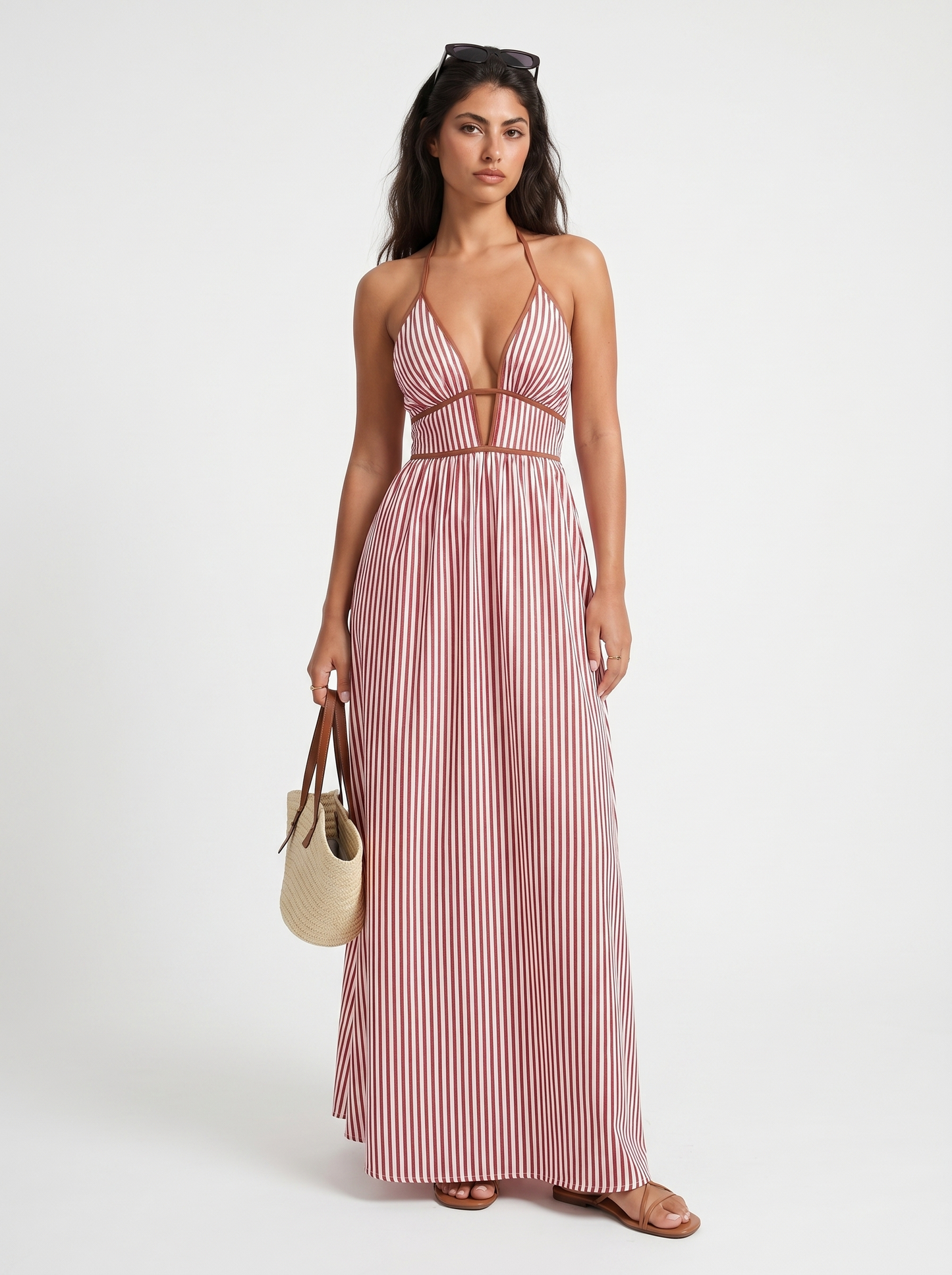 Jessamine | Breezy Striped Holiday Dress