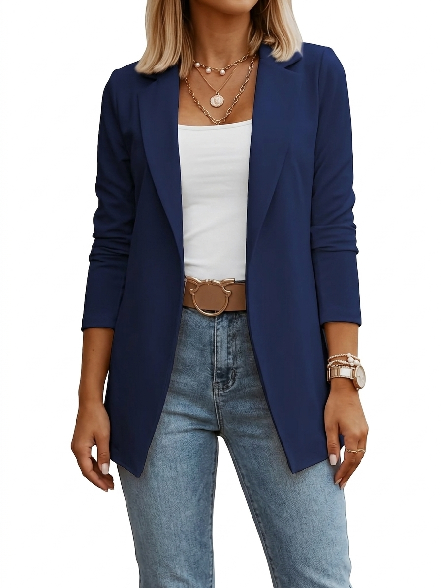 Norlina | Open Front Casual Blazer