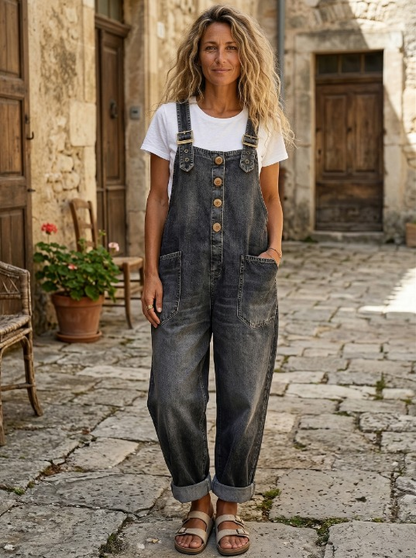 Mirelva | Casual Pocket Wide Leg Jumpsuit