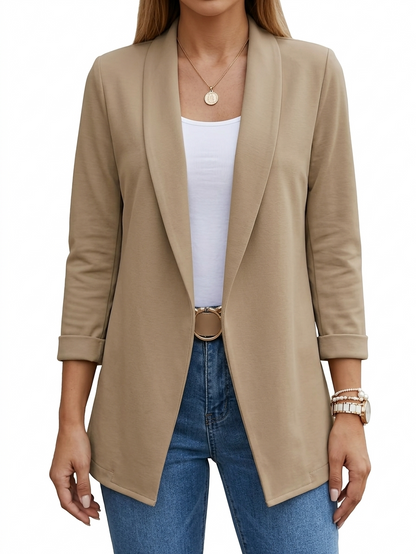 Norlina | Open Front Casual Blazer