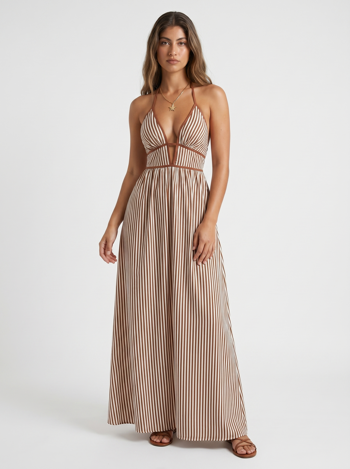 Jessamine | Breezy Striped Holiday Dress