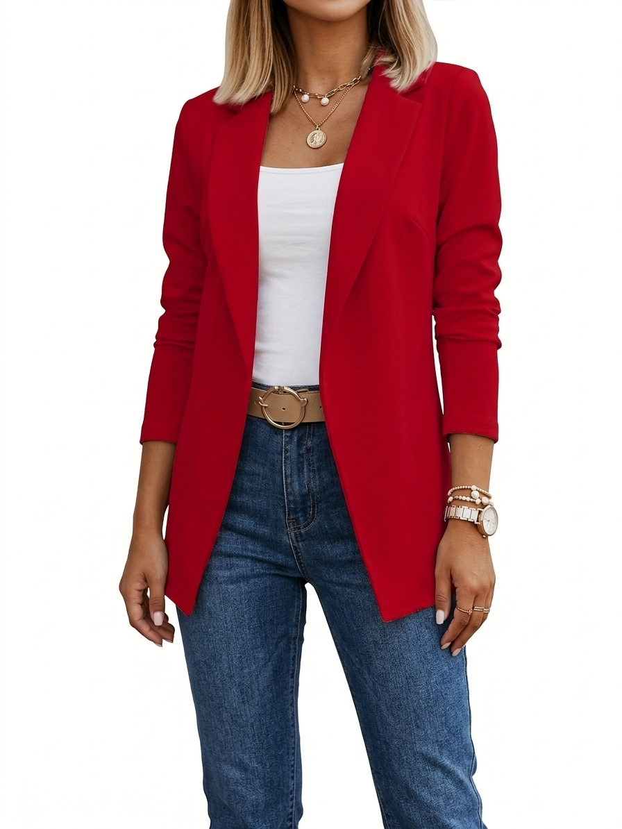 Norlina | Open Front Casual Blazer