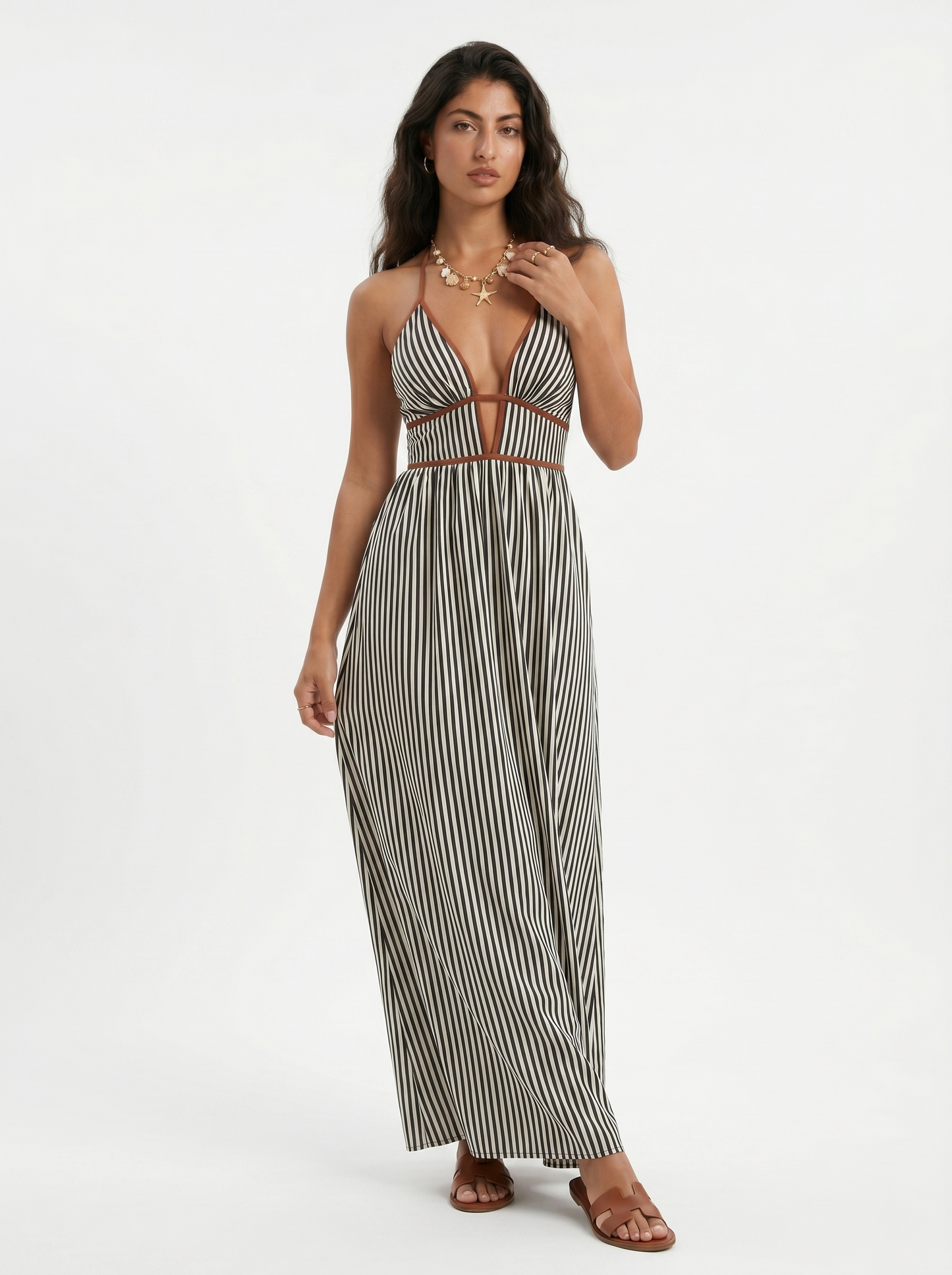 Jessamine | Breezy Striped Holiday Dress