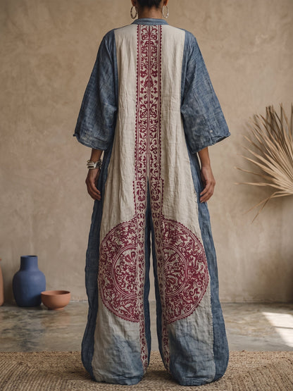 Demelia | Oversized Pocket Boho Jumpsuit