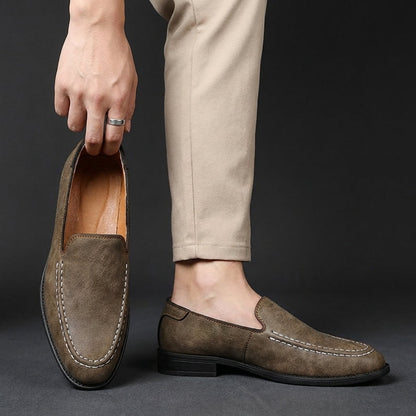 Corbyn | Premium Moc Toe Slip On Shoes