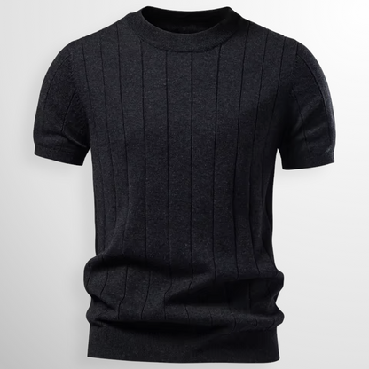 Tavric | Ribbed Knit Casual T Shirt
