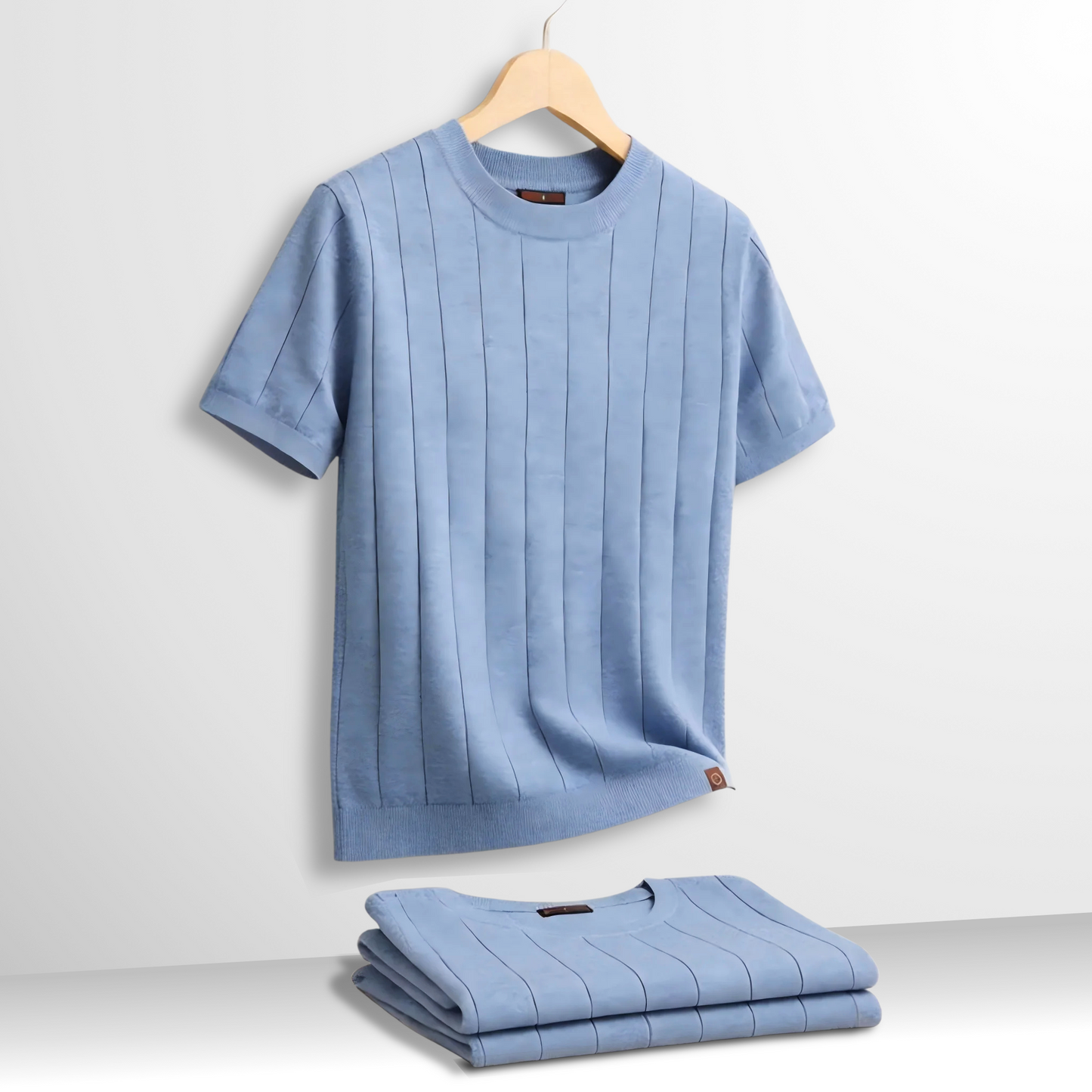 Tavric | Ribbed Knit Casual T Shirt