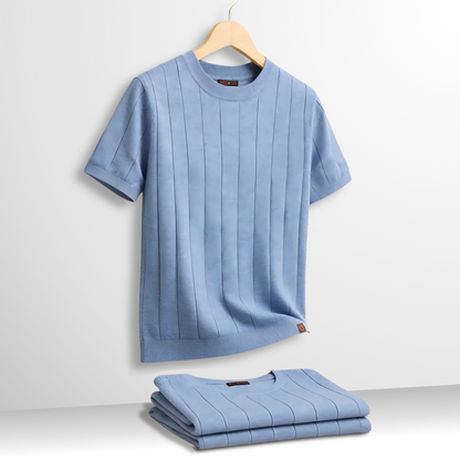Tavric | Ribbed Knit Casual T Shirt