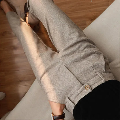 Fenton | Classic Pleated Smart Trousers