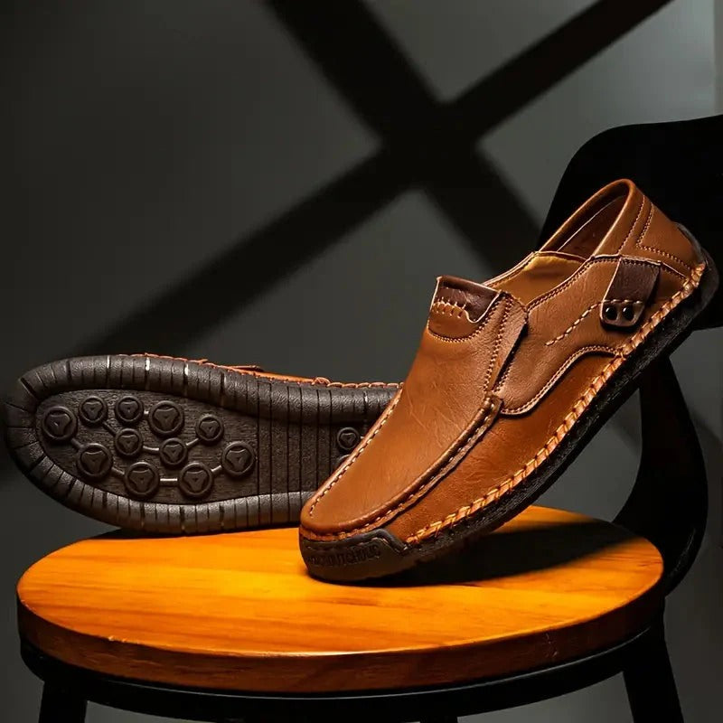Westley | Cushioned Moc Toe Slip Ons