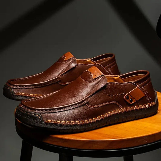 Westley | Cushioned Moc Toe Slip Ons
