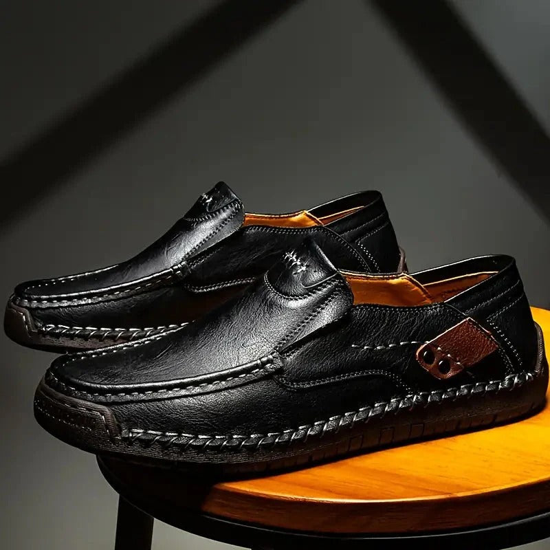 Westley | Cushioned Moc Toe Slip Ons