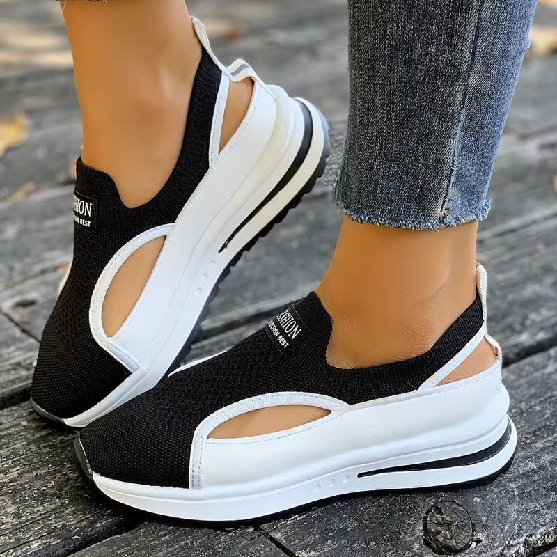 Evera | Mesh Platform Walking Shoes