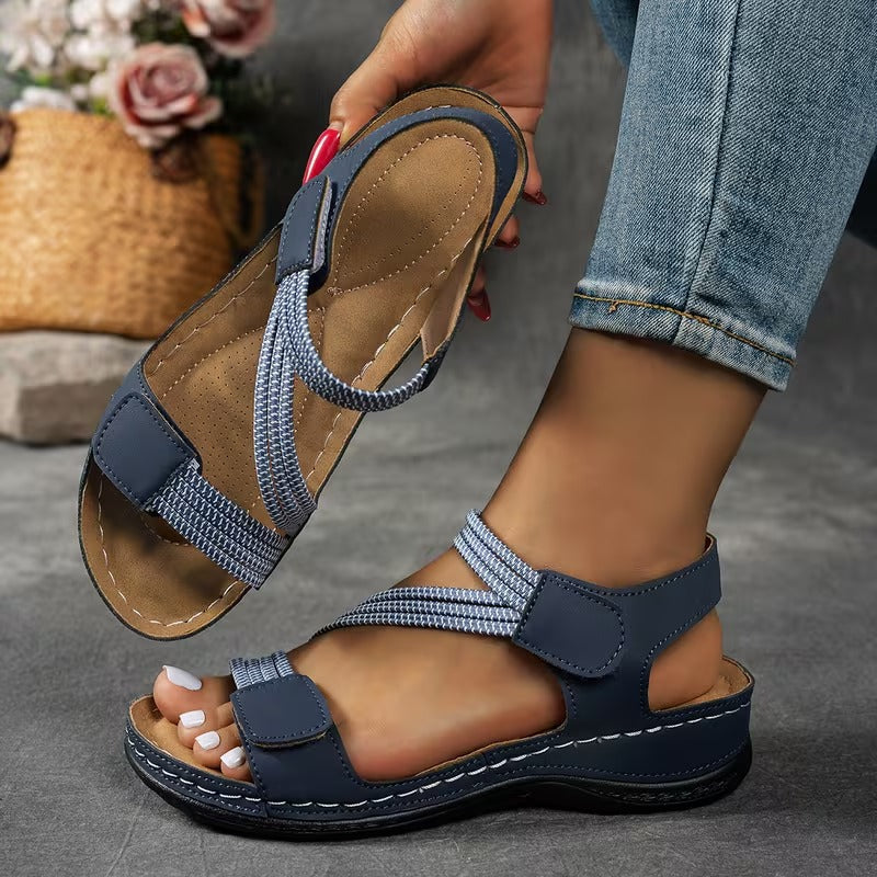 Briella | Cross Strap Comfort Sandals
