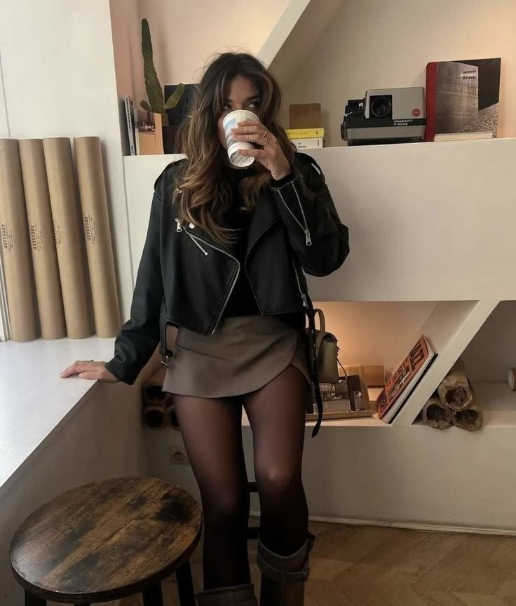 Yvette | Chic Overlap Mini Skort